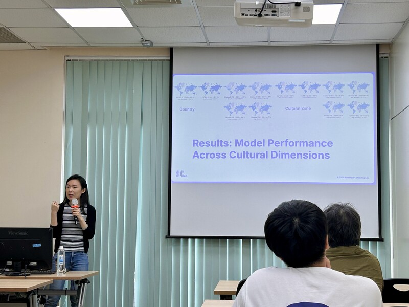 【演講分享】2024/12/6臺科大智慧財產學程(大學部)「大型語言模型的全球文化同質風險與治理」演講:講座速記圖片
