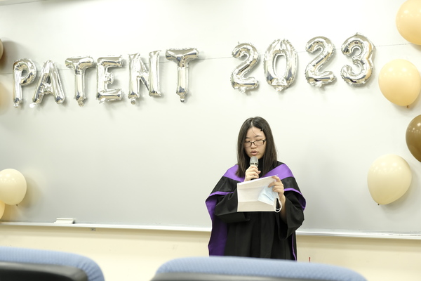 2023年本所小畢典碩士班畢業生代表致詞
